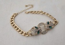 Panther Kopf Armkette