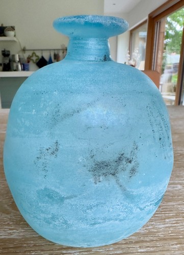 Blaue murano glasvase von - blaue,