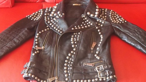 Philipp plein damen lederjacke - plein,