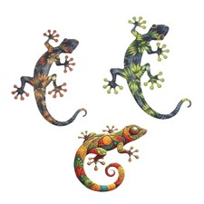 Gecko-Wanddekoration aus