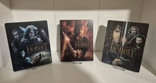 The Hobbit Trilogy -  Extended Edition 3D/2D 3 Disc Blu-ray Steelbooks