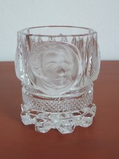 PEILL & PUTZLER FÜR BERLIN DESIGN BECHER  KELCH KRISTALL GUSTAV MAHLER  RELIEF