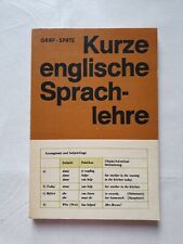 Kurze englische Sprachlehre