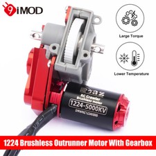 RC 1224 Mini Brushless Motor 4000/ 5000KV Getriebe für RC Crawler Axial SCX24