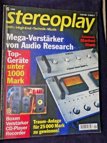 Stereoplay audio research - 6/96,audio,