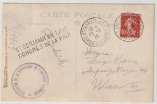 Versailler Frieden "ST. GERMAIN EN LAYE CONGRESS DE LA PAIX" 1919