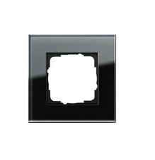 Gira Esprit Glas schwarz 1fach