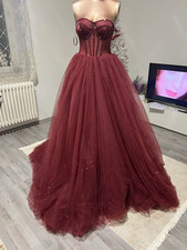 Damen Henna Kleid Rote Gr:38