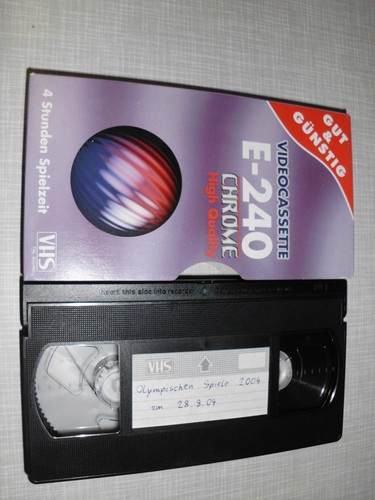 Vhs leer videokassette - vhs,