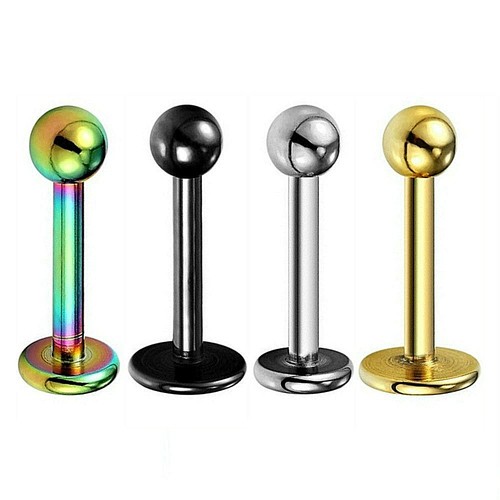 2mm lippenpiercing labret - lippenpiercing,