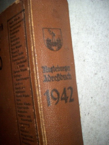 Adressbuch magdeburg 1942 - adressbuch,