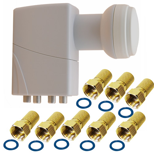Hdtv lnb polytron digital quad - hdtv,