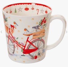 Tasse Winterfahrrad