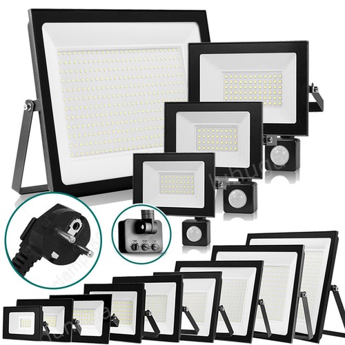 10w 500w led - fluter, ohne/mit
