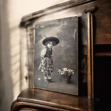 Antikes bild postkarte - antikes,