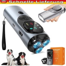 Ultraschall Anti-Bell Gerät Hunde Training Stop Bellen Hundetrainer Tragbar NEU