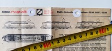 Anleitung ARNOLD Rapido für Elektr. Schnellzuglokomotiven 0236, 0237, 0238