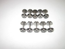 Fleischmann H0 / 10x AC 6560 Radsatz mit LaufØ 11mm / Spitzlagerachse mit 24mm