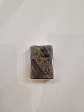 Vintage ZIPPO Lighter with USA ENGRAVING Silver Plate USA