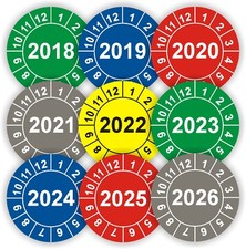 Prüfplaketten Jahresplaketten