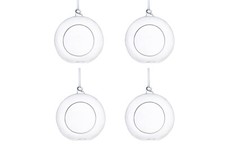 4 Glaskugeln 10cm Dekokugeln