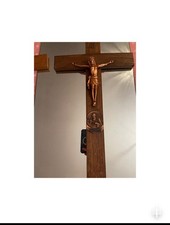 Großes Wand - Holzkreuz mit