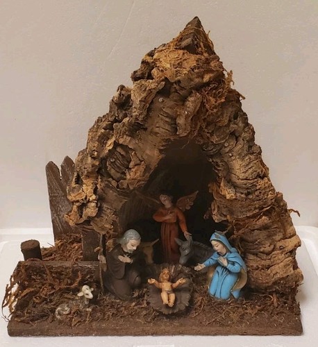 Weihnachtskrippe sehr alt - , mit