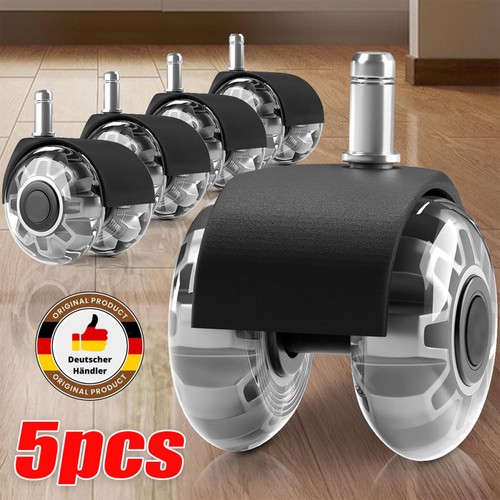 Bürostuhl rollen leise - 5x,