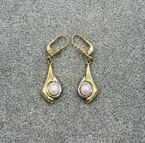 585 gold ohrhänger mit - k,