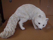 Fuchs Deko Figur Polarfuchs