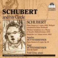 SCHUBERT/CROW: SCHUBERT & HIS CIRCLE - CD