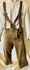 ⚜️ Rehbraune Hirsch Bund Lederhose vom "Meindl" sämisch gegerbt Gr. 44 ⚜️
