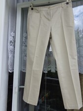 Lisa Steuten Damen Hose Gr. 40 Neu 97% Baumwolle 3%  Elastan Beige
