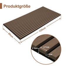 Wandpaneele 120 x 60 cm Holz