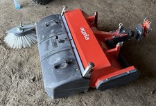 Kehrmaschine mit Seitenbesen für Agria 3400 mit Auffangbehälter, Seltenheit!
