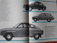 Saab ein Begriff in der Zeit # Prospekt 1965 # 96 95 35 105 305 37 Flugzeuge 
