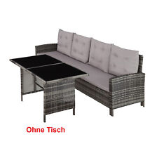 2er Bank Set Rattan Gartenbank Sitzgruppe Sofa Rattansofa B-Ware