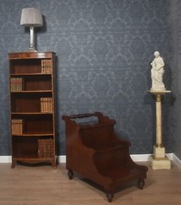 Mahagoni bibliothek stufen - mahagoni,