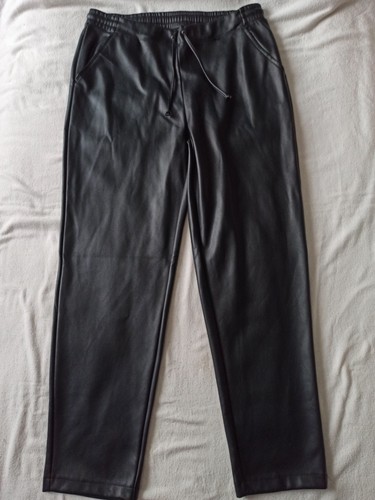 Lederoptik joggpant hose - lederoptik, joggpant,