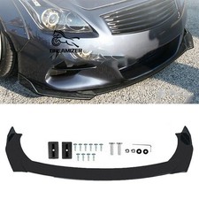 für Infiniti G35 G37  Frontspoiler Stoßstange Lip Stützstangen Glänzend Glänzend