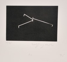 Wolfgang Nestler /Handsigniert /Linolschnitt /1995/ nur 50 Exemplare /2