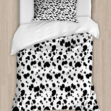 Tier Bettwäsche Set Dalmatiner Druck Textur