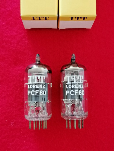 Matched pair pcf80 lorenz itt - lorenz,