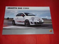 FIAT ABARTH 595 "Yamaha Factory Racing" Faltprospekt Poster Brochure von 2015