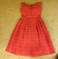 tolles Cocktailkleid in Chiffon pink-rot