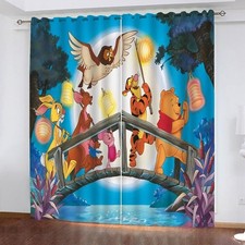Maßgefertigte Vorhänge 25.Winnie the Pooh Schlafzimmer Verdunklung UV-Schutz