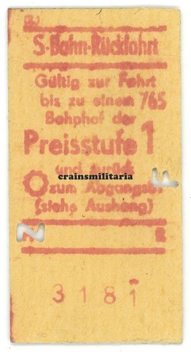 Orig fahrschein fahrkarte - orig.,