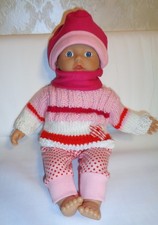 Puppenkleidung 32-36  cm Set 4 Tlg. NEU Handarbeit