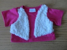 Build A Bear Workshop Kleidung Bären T-Shirt Shirt Shirts Glitzer Flügeln Outfit