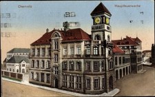 Ak Chemnitz in Sachsen, Hauptfeuerwache - 3992187